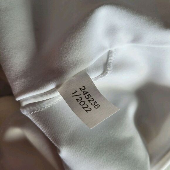 Outdoor Voices One Shoulder Dress Size Xlarge White Built in Bra Gym Tennis Golf - Picture 6 of 8